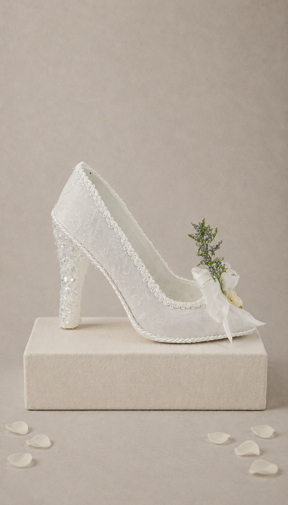 Pedichera Zapatilla Boda Mod 20 - Vista lateral derecha
