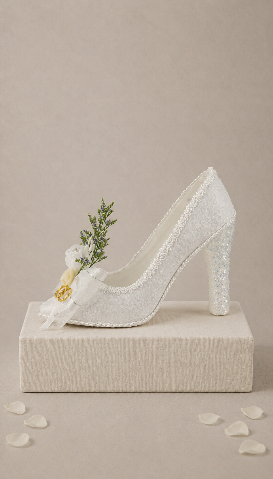 Pedichera Zapatilla Boda Mod 20 - Vista lateral izquierda