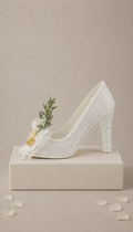 Pedichera Zapatilla Boda Mod 20 - Vista lateral izquierda