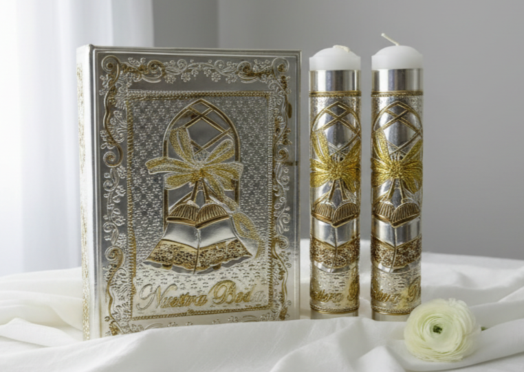 Kit Velación para Boda Dos Campanas